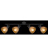 Wenna Ceiling Spotlight Bar Matt Black 4x E27-7