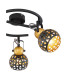 Sarra Ceiling Spotlight Clusters Matt Black 3x E14-4