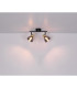 Jay Twin Ceiling Spotlight Black Glass Shade 2x E14-7