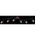 Claude Ceiling Spotlight Bar Dark Brown Smoke Glass Shade 6x E14-4