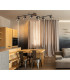 Claude Ceiling Spotlight Bar Dark Brown Smoke Glass Shade 6x E14-5