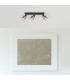 Hubertus Ceiling Spotlight Bar Matt Black Smoke Glass Shade 3x E14-7