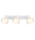Tokki Ceiling Spotlight Bar White Matt Clear Glass Shade 3x E14-4