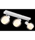 Tokki Ceiling Spotlight Bar White Matt Clear Glass Shade 3x E14-5