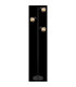 Tokki Multi Arm Floor Lamp Matt Black Amber Glass Shade 3x E14-4
