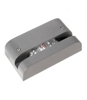 LED Outdoor Wall Light Grey IP65 - 1