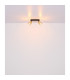 Hollsy Twin Ceiling Spotlight Matt Black Smoke Glass Shade 2x E14-8