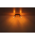 Satella Twin Ceiling Spotlight Gunmetal Copper Glass Shade 2x E14-7