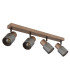 Satella Ceiling Spotlight Bar Coffee Colored Matt 4x E14-2