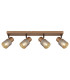 Satella Ceiling Spotlight Bar Coffee Colored Matt 4x E14-3