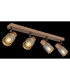 Satella Ceiling Spotlight Bar Coffee Colored Matt 4x E14-6