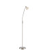 Elliott Task Floor Lamp Nickel Matt Satined Glass Shade 1x E14 3000K-1
