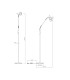Elliott Task Floor Lamp Nickel Matt Satined Glass Shade 1x E14 3000K-3