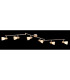 Gylfi Ceiling Spotlight Bar Nickel Matt Opal Glass Shade 6x E14-2