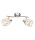 Kris Twin Ceiling Spotlight Nickel Matt 2x E14-1