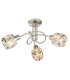Kris Multi Arm Semi Flush Ceiling Lamp Nickel Matt 3x E14-1