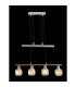 Kris Bar Pendant Ceiling Light Nickel Matt 4x E14-2
