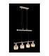 Kris Bar Pendant Ceiling Light Nickel Matt 4x E14-7
