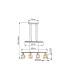 Kris Bar Pendant Ceiling Light Nickel Matt 4x E14-12