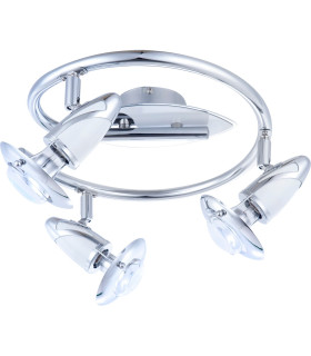 Lord Ceiling Spotlight Clusters Chrome 3x E14-1