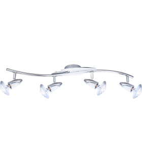 Lord Ceiling Spotlight Bar Chrome 4x E14-1