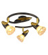 Novara Ceiling Spotlight Clusters Gold Colours Patinated 3x E14-1