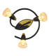 Novara Ceiling Spotlight Clusters Gold Colours Patinated 3x E14-3