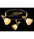 Novara Ceiling Spotlight Clusters Gold Colours Patinated 3x E14-4