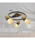 Novara Ceiling Spotlight Clusters Gold Colours Patinated 3x E14-10