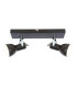 Fargo Twin Ceiling Spotlight Brown 2x E14-1