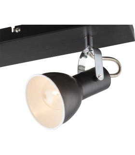 Fargo Twin Ceiling Spotlight Brown 2x E14-2