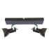 Fargo Twin Ceiling Spotlight Brown 2x E14-3