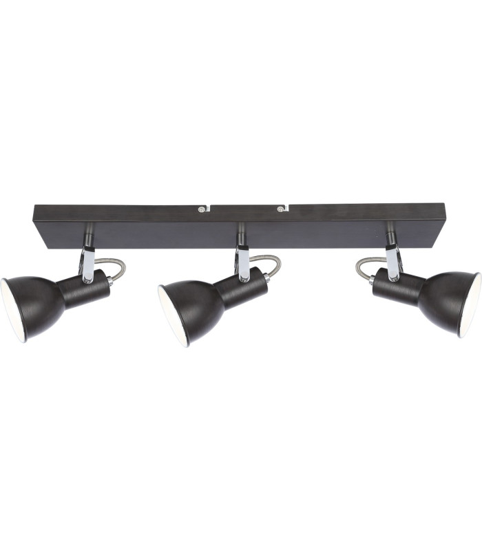 Fargo Ceiling Spotlight Bar Brown 3x E14-2