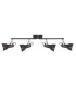 Fargo Ceiling Spotlight Bar Brown 4x E14-2