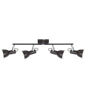 Fargo Ceiling Spotlight Bar Brown 4x E14-2