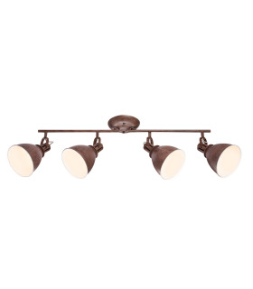 Giorgio Ceiling Spotlight Bar Rust Colored 4x E14-1