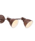 Giorgio Ceiling Spotlight Bar Rust Colored 4x E14-5