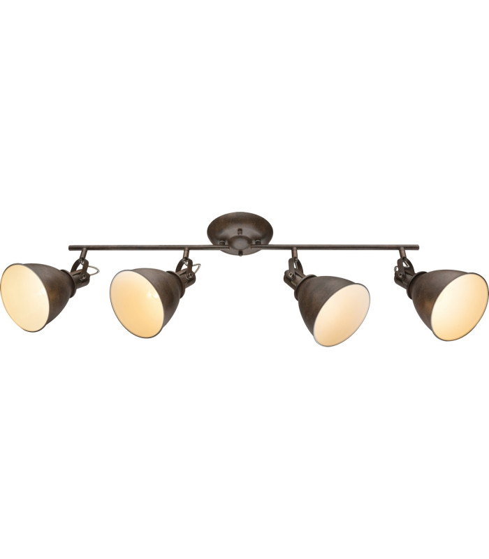 Giorgio Ceiling Spotlight Bar Rust Colored 4x E14-6