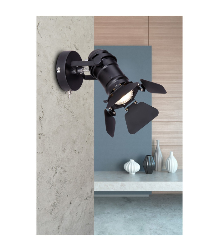 Egon Single Spotlight Black 1x GU10-5