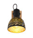 Lenna Single Spotlight Dark Brown 1x E27-3