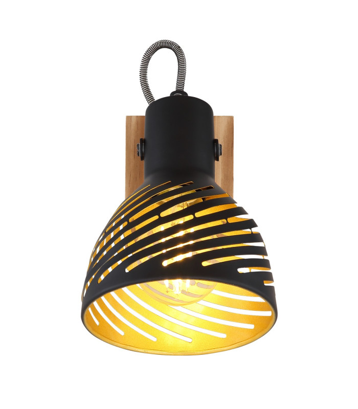 Lenna Single Spotlight Dark Brown 1x E27-3