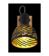 Lenna Single Spotlight Dark Brown 1x E27-5