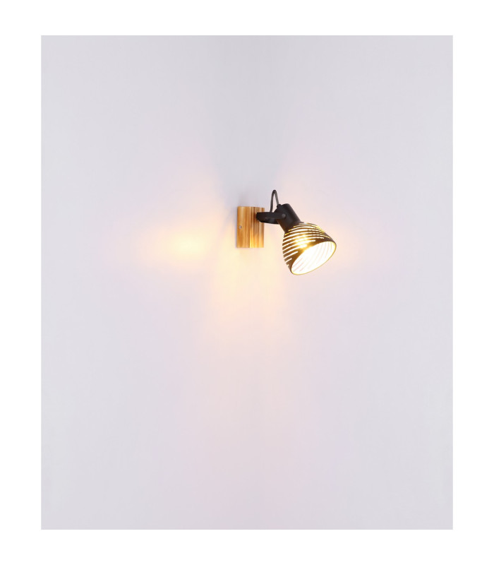 Lenna Single Spotlight Dark Brown 1x E27-7