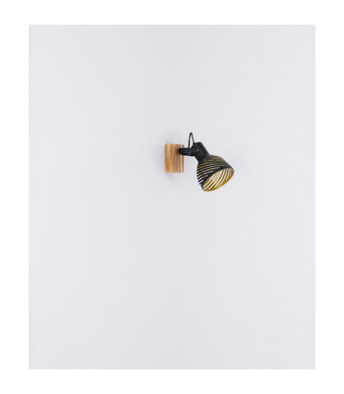 Lenna Single Spotlight Dark Brown 1x E27-8