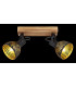 Lenna Twin Ceiling Spotlight Dark Brown 2x E27-7