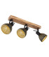 Lenna Ceiling Spotlight Bar Dark Brown 3x E27-2