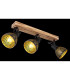 Lenna Ceiling Spotlight Bar Dark Brown 3x E27-6