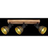 Lenna Ceiling Spotlight Bar Dark Brown 3x E27-7