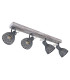 Mori Ceiling Spotlight Bar Antique White Whitewashed 4x E27-2