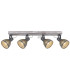Mori Ceiling Spotlight Bar Antique White Whitewashed 4x E27-3